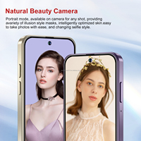 6G + 128G 4.5 "Android 15 S25 Mini GPS Navigation Deca Core 108MP Caméra Double SIM 144Hz Affichage 65W Charge Rapide