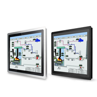 Panel de pc integrado ip65, monitor de pantalla táctil capacitiva, android, nfc, impermeable, Industrial