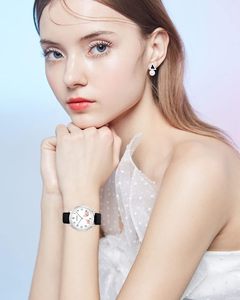 <span class=keywords><strong>Civo</strong></span> นาฬิกาควอทซ์อะนาล็อกสำหรับผู้หญิงหน้าปัด32มม. กันน้ำ10มม. สายหนังเรียบง่ายนาฬิกาชุดเดรสสำหรับผู้หญิง - Product Image 4