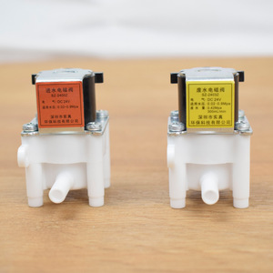 Válvula solenoide de agua 24V 12V de encendido/apagado para purificador de agua por ósmosis inversa RO, válvula de entrada de plástico de alta calidad - Product Image 3