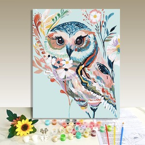 Paint by Numbers for Beginners DIY Oil Painting Kit 40x50cm <b>Frameless</b> With Paints Brushes for Kids Adults No Skill Needed - Product Image 1