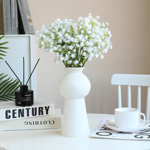 Bouquets de gypsophile en plastique latex souple <span class=keywords><strong>blanc</strong></span>, fleurs artificielles au toucher réel, fleurs de souffle de bébé pour la décoration de mariage, de fête et de la maison - Product Image 5
