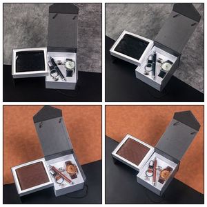 Wholesale <b>Watch</b> Gift Set Valentine Day Gift Promotion Custom Luxury Belt Wallet Gift Box Set for Men - Product Image 5