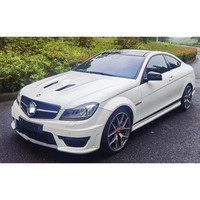 Kit de carrosserie prix usine pour Mercedes benz classe C W204 C200 C260 à C63 AMG calandre de pare-chocs avant arrière jupe latérale phares capot