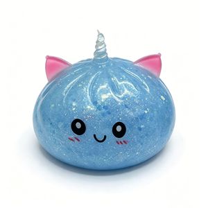 Nouveau Jouet Sensoriel Anti-Stress Licorne en Forme de Boulette, en Matériau TPR Souple, Vente en Gros pour Fêtes et Fêtes de Fin d'Année - Product Image 1