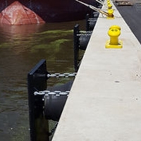 JINCHENG Double Bitts de quai robustes en acier moulé pour amarrage maritime, pour ports, quais, navires, ABS CCS