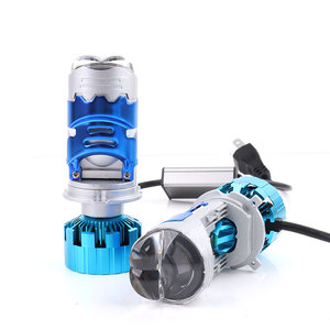 Lentille de projecteur LED Prilight P18 H4 Mini 170W 18000LM <span class=keywords><strong>Super</strong></span> Lumineuse, Phare LED à Faisceau Haut et Bas - Product Image 4