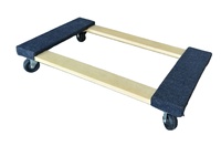 Chariots élévateurs à plateforme robustes OEM haute capacité en polypropylène léger, approche fluide toutes directions, 660 lb, pour outils en bois
