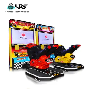 Hiburan permainan Vrsgames penjualan terlaris 42 inci Video 2 pemain Motor Simulator mesin balap Motor Arcade mesin permainan balap
