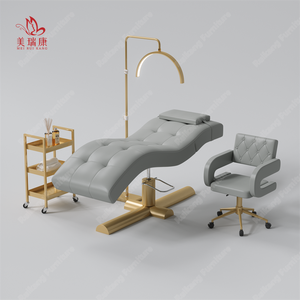 Luxury <strong>Pink</strong> Eyelash Lash Esthetician Extension Bed <strong>Pink</strong> Curved Eyebrow Lashista <strong>Beauty</strong> <strong>Salon</strong> Chairs Aesthetic Care Table - Product Image 4