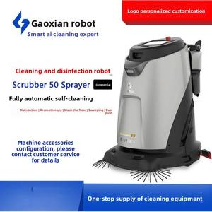 Robot de nettoyage commercial intelligent Gaoxian Scrubber50, entièrement automatique, 3-en-1 : balayage, lavage et aspiration, sans intervention humaine, avec intelligence artificielle - Product Image 2