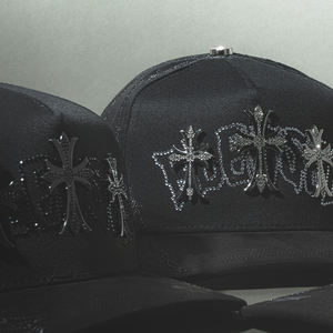 Nueva Llegada Gorras de Gamuza con Visera Curva Muratravis Innedit, Gorras de 5 Paneles con Pedrería, Gorras Personalizadas con Visera de Gamuza Negra, Gorra <span class=keywords><strong>BigBoss</strong></span> - Product Image 2