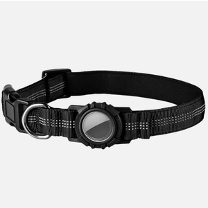 <span class=keywords><strong>Collar</strong></span> reflectante ajustable de nailon de 360 ° con soporte protector AirTag y cubierta de mango. - Product Image 1