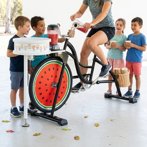 จักรยานไฮบริด EXI Pedal Power Machine พร้อมเครื่องทำฟองสบู่ สำหรับผู้ใหญ่ ล้อ 26 นิ้ว โครงอะลูมิเนียมอัลลอย ขี่ง่าย เหมาะสำหรับงานปาร์ตี้ - Product Image 1