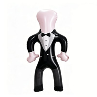 Nouveau produit en gros : Poupée gonflable en PVC sur pied pour la réception de mariage des mariés, personnalisable avec photo, très tendance