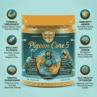 Complément Alimentaire Tout-en-Un pour Pigeons de Course - Vitamines, Électrolytes et Acides Aminés 5-en-1 - Améliore l'Endurance et la Vitesse - Fabriqué en Usine Certifiée GMP