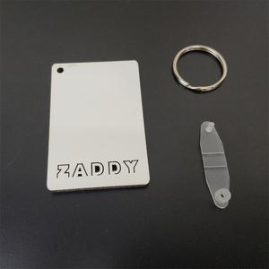 Llavero Rectangular Personalizado de MDF para Sublimación, Impresión UV, Ecológico, Duradero, Feliz Cumpleaños Papá, Amigo y para Personalizar - Product Image 2