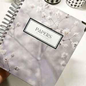 Feuille d'autocollant <span class=keywords><strong>super</strong></span> adhésive impression personnalisée bon marché personnalisé carnet de notes à spirale Journal planificateur budgétaire - Product Image 2