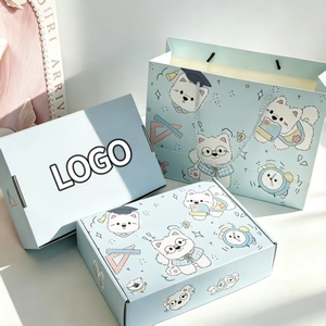 Caja de Envío con Diseño de Animales Coloridos y Adorables, Embalaje a Prueba de Golpes para Cosméticos, Regalos, Comercio Electrónico y Venta Minorista - Product Image 1