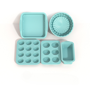 Molde Redondo de Silicona Duradero de 8.5 Pulgadas para Hornear, Multiusos, Flexible, Fácil de <span class=keywords><strong>Limpiar</strong></span>, <span class=keywords><strong>Bandeja</strong></span> para <span class=keywords><strong>Horno</strong></span> - Product Image 1