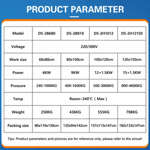 Máquina de <span class=keywords><strong>Prensa</strong></span> de Calor Hidráulica Semiautomática Industrial DSMC Nueva de 80x100cm con Placa para Producción de Camisetas y Jerseys Grandes - Product Image 3