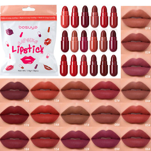 ชุดลิปสติกแคปซูล 18 สี โบซูยะ ติดทนนาน กันน้ำ เนื้อแมตต์ ไม่ติดแก้ว ขายส่ง - Product Image 2