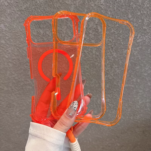 Funda Magnética 3 en 1 para Teléfono, TPU + PC, con Cordón, Acabado Mate, Protección Anticaídas, Diseño Degradado de Lujo, Impermeable para 17 - Product Image 5