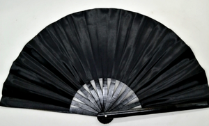 พัดลมไทชิกังฟูจีนแบบพับได้สีทึบสำหรับเทศกาลเต้นแบบ EDM ของขวัญในโบสถ์ - Product Image 3