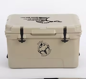 Glacière rigide isotherme rotomoulée en PE de 40 L pour <span class=keywords><strong>camping</strong></span> en extérieur, avec conservation de la glace pendant 5 jours et impression de logo personnalisée - Product Image 2