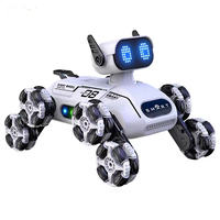 Kinder-Fernsteuerungsroboterhund mit Gestensteuerung, RC-Roboterfahrzeug, intelligenter RC-Roboterhund mit Licht und Musik