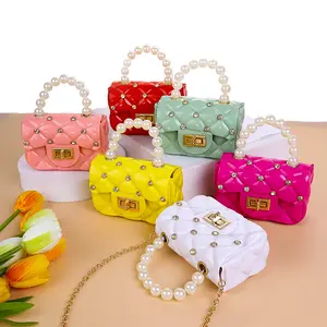 Cute Mini Small Pu Leather 2022 Best Selling Kids Girls Kids Bucket Square Chain Shoulder Crossbody Handbag Handbag Baby Wallet