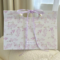Customizable Luxury Eco-Friendly Paperboard Gift Packaging with Ribbon and Offset Printing for Retail & Gifting