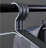 Cintres en aluminium robustes de haute qualité pour vêtements, vente en gros d'usine, best-seller