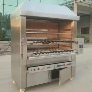 Small scale charcoal machine for barbecue grilled chicken furnace