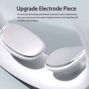 Masseur de cou EMS à 15 niveaux et 6 modes avec télécommande et indication vocale, masseur électrique portable pour le cou et les épaules avec fonction de chaleur pulsée - Product Image 5