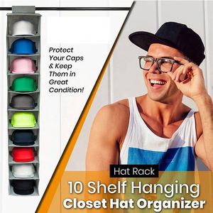 ที่แขวนหมวก 10 ชั้น สำหรับจัดเก็บหมวกในตู้เสื้อผ้า - Product Image 4