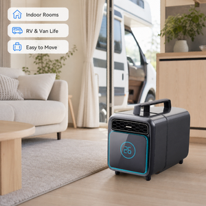 1600W <b>Portable</b> Split <b>AC</b> <b>Unit</b> No Window Installation Mobile Air Conditioner With Cooling Heating Function for Outdoor Camping 1. - Product Image 3