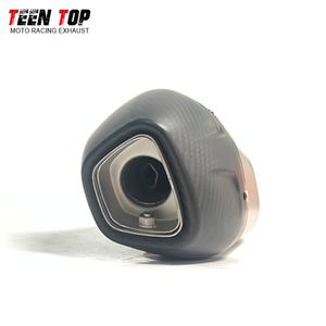 Silencieux d'échappement de moto modifié TEENTOP pour Kawasaki <span class=keywords><strong>KX</strong></span> <span class=keywords><strong>250</strong></span> KXF <span class=keywords><strong>250</strong></span> en acier inoxydable et fibre de carbone 2021 2022 <span class=keywords><strong>2023</strong></span> 2024 - Product Image 3