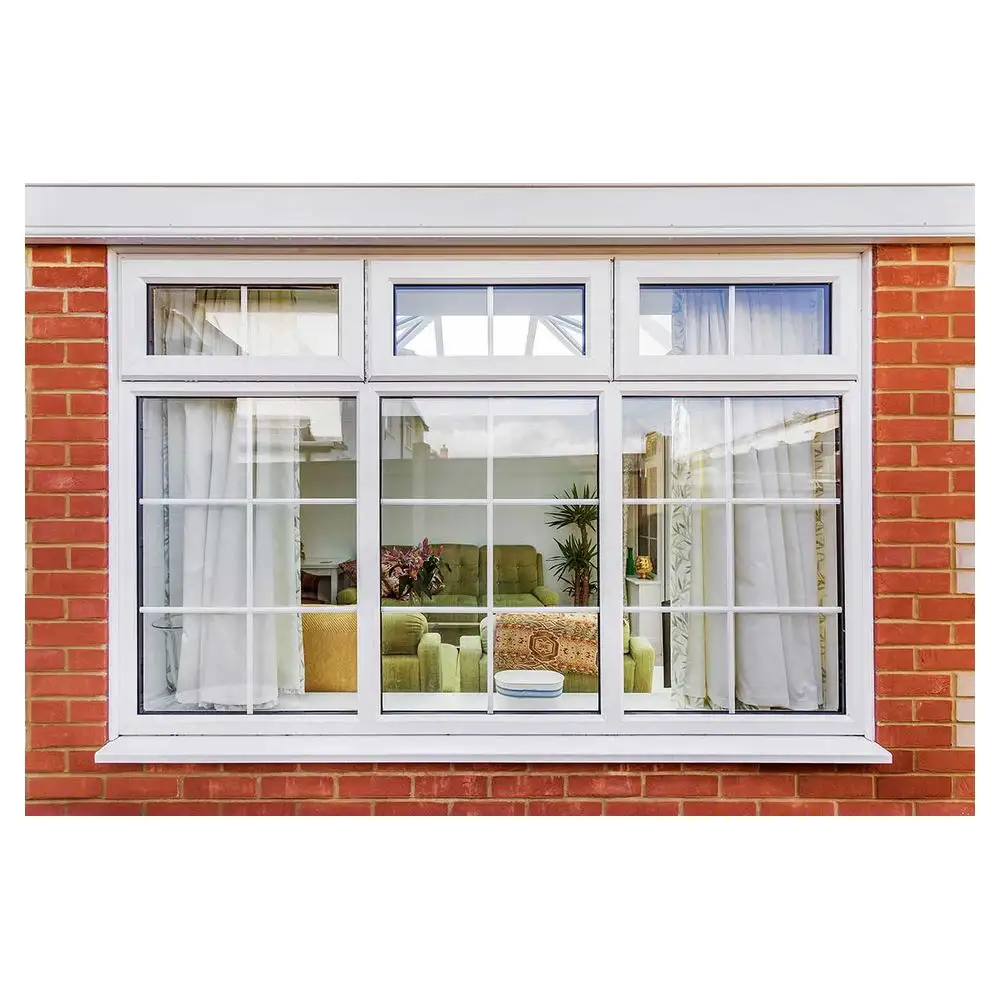 Prima Branco Pvc Janela Deslizante Preço Duplo Vidros Upvc Janelas Deslizantes