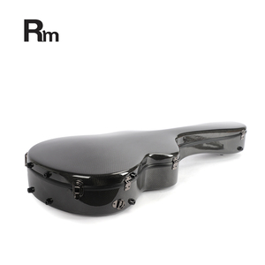 Estuche Rígido para Guitarra Clásica Acústica de Alta Calidad, Tamaño Personalizado, Marca Carbon-RC BK Rm Rainbow, con Forro de Terciopelo y Cierre de Seguridad - Product Image 5