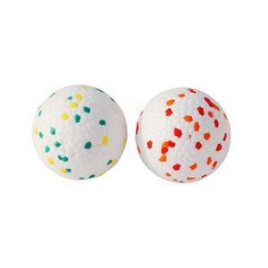 Balles pour chien ETPU 7,3 cm, motif à pois, durables, pour l'entraînement en extérieur des grands chiens - Product Image 1