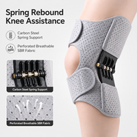 Attelle de soutien du genou exosquelette avec ressort de rebond, conception aile de papillon pour l'aide à la marche, réglable universellement