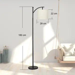 Floor Lamp Standing Lamp 3 Color Temperatures 160cm Tall Simplicity Modern Floor Lamp For Bedroom Living Room Reading Room