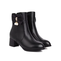 Nouvelles Bottines Décontractées pour Femmes 2025 – Tendance, Bout Orné, Hiver, Élégantes, Grandes Tailles, Chaudes