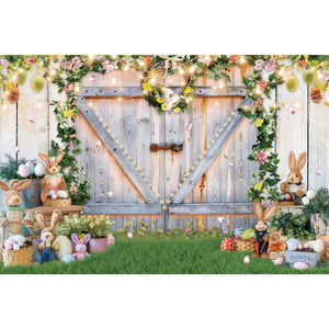 Sfondo Fotografico 'Lui è Risorto' con Croce, Sfondo per Pasqua, Resurrezione di Gesù, Striscione per Festa di Pasqua Personalizzabile - Product Image 4