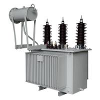 Transformateur triphasé immergé dans l'huile 30KVA-2500 KVA 11/0.4 KV 50Hz S11 à trois bobines pour distribution haute tension