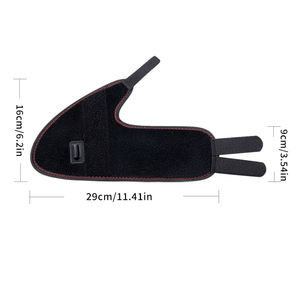 Массажер для ног с подогревом красным светом, музыкальная функция, 3 температурных режима, вибрация, ортопедический бандаж для снятия боли в суставах - Product Image 1