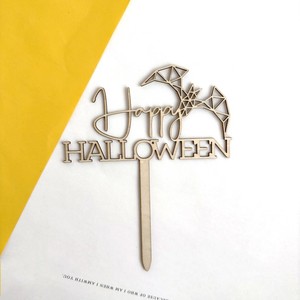 ของตกแต่งเค้กฮาโลวีนรูปปราสาทค้างคาวอะคริลิค น้ำผึ้งและรสหวาน ของตกแต่งปาร์ตี้ อุปกรณ์ตกแต่งเค้ก - Product Image 6