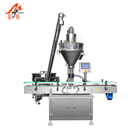 Machine de remplissage semi-automatique pneumatique pour bouteilles de poudre d'épices, idéale pour le piment, le sel, le café et les boissons (10-500g)