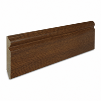 Plinthe en MDF avec revêtement mélaminé et film PVC, accessoires muraux et de sol, moulure de plinthe en MDF
